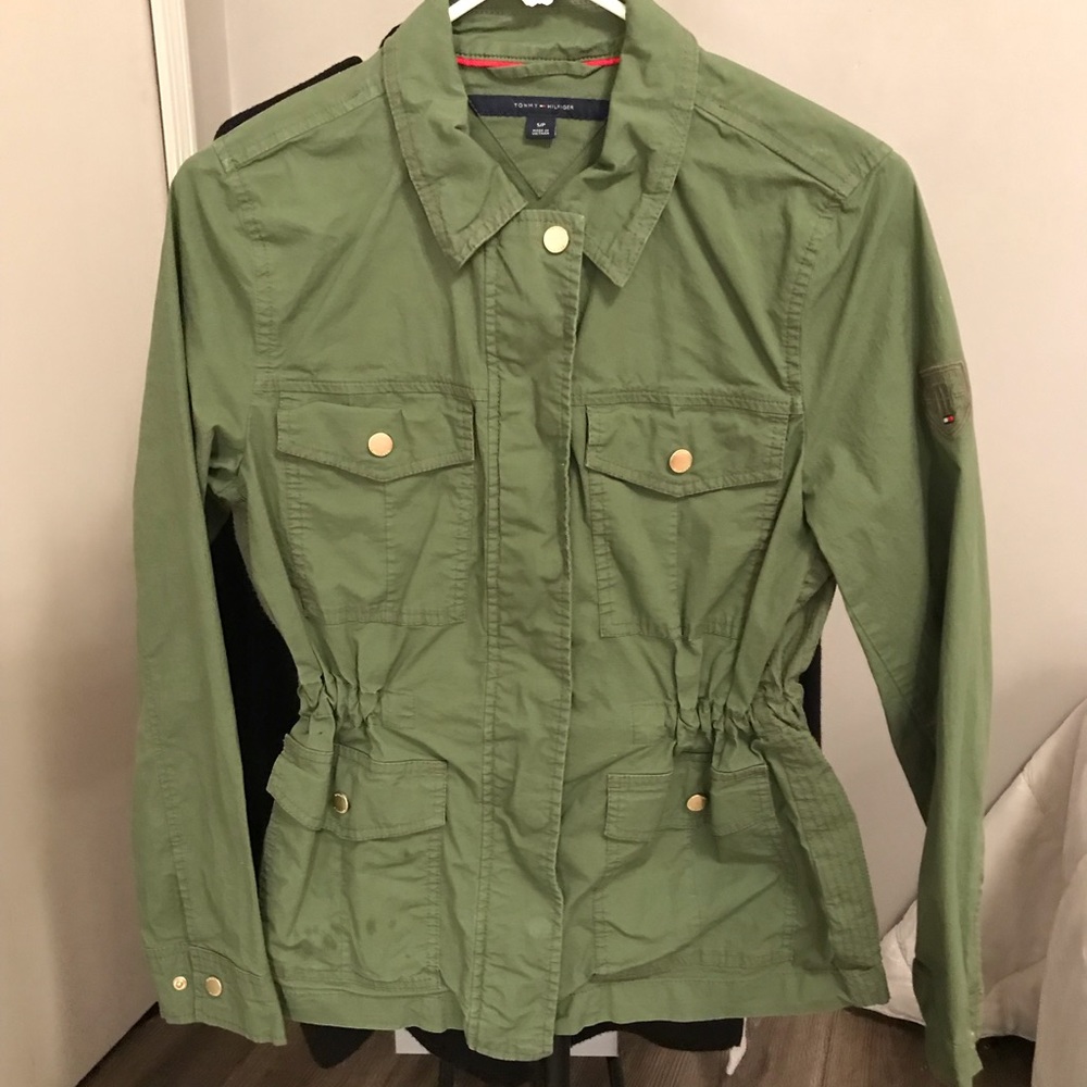 Tommy Hilfiger Army Green Utility Jacket